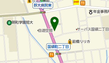 前橋進学館の地図画像