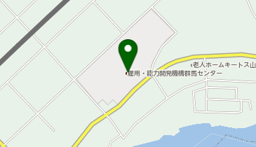 高齢・障害・求職者雇用支援機構(独立行政法人)群馬職業訓練支援センターの地図画像