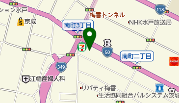 ハクビ京都きもの学院茨城校の地図画像