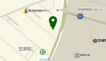 アウディ水戸の地図画像