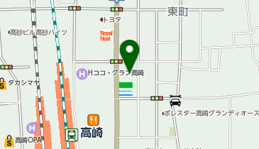 株式会社エヌ・ティ・ティ・ソルコ 群馬営業所の地図画像