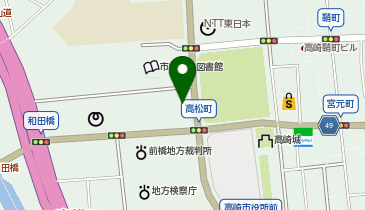 群馬県庁 その他機関 西部児童相談所の地図画像