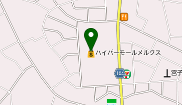 株式会社あなはら伊勢崎店の地図画像