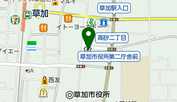 住友生命保険相互会社越谷支社 草加支部の地図画像