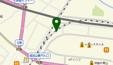 ウイング整体院成田の地図画像