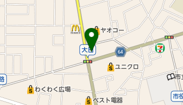 ヘアーサロンモボの地図画像