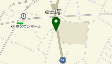 フジイクリーニング店の地図画像