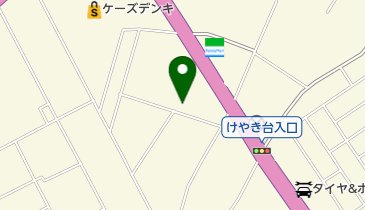 ピンクパンサー水戸けやき台店の地図画像