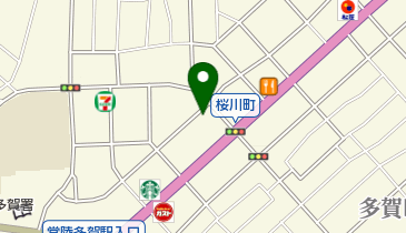 ヘアーラウンジBASILの地図画像