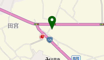 岡田理髪店の地図画像