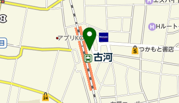 ジェイアールバス関東株式会社古河営業所の地図画像