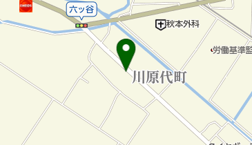 八代クリーニング店の地図画像