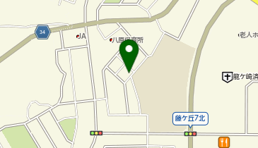 龍ケ崎市役所 つぼみ園の地図画像