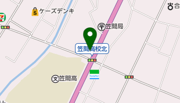 かさま音楽室の地図画像