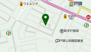 ひまわり薬局戸頭店の地図画像