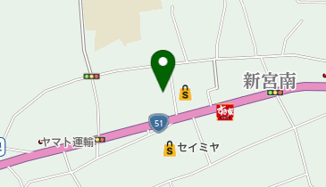 中野美容室の地図画像