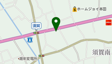 とこや潮来店の地図画像