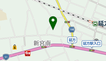 潮来市役所 延方公民館の地図画像