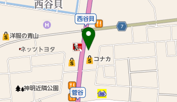 益益下館店の地図画像