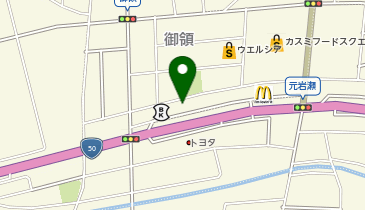 うさちゃんクリーニング 岩瀬店の地図画像