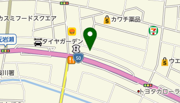 美容会館の地図画像