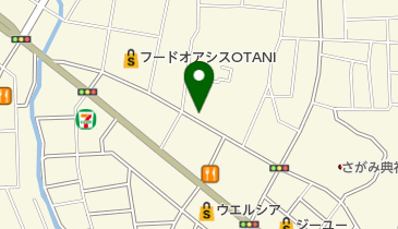 そば善の地図画像