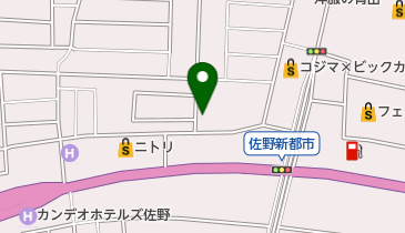 プチセゾンニシムラの地図画像