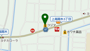 コジマNEW真岡店の地図画像