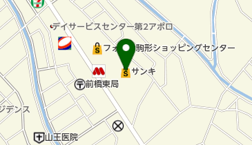 ホームバザー前橋店の地図画像