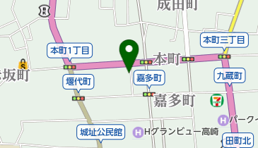Lepton高崎本町教室の地図画像
