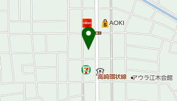 ドンドンダウンオンウェンズディ高崎店の地図画像