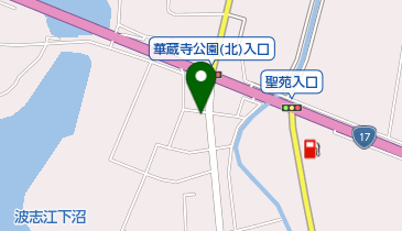 ばいくはうす風の地図画像