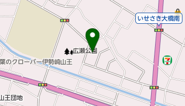 伊勢崎市 広瀬生涯学習館の地図画像