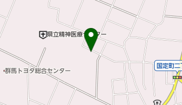 群馬県庁 その他機関 精神障害者援護寮はばたきの地図画像
