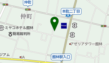 藍澤證券株式会社館林支店の地図画像