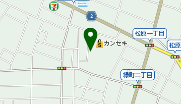 ペットプラネット館林店生体コーナーの地図画像