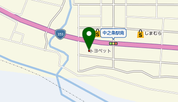群馬トヨペット株式会社中之条バイパス店の地図画像