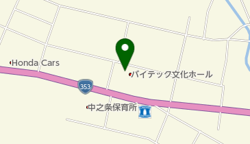 中之条町文化会館の地図画像