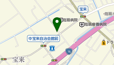 指扇薬局の地図画像