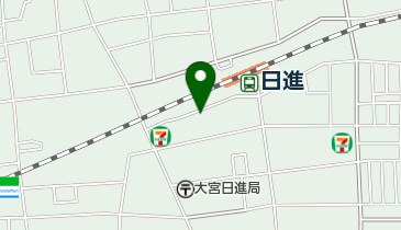 らくらく堂日進整体院の地図画像