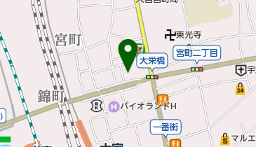 コンフォートホールの地図画像