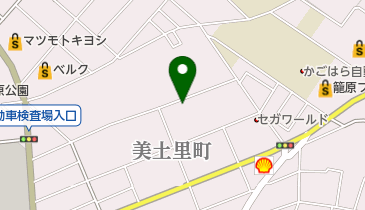 くらら動物病院の地図画像