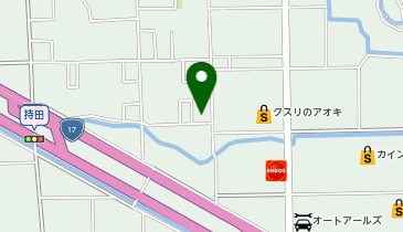 薄井自動車商会の地図画像