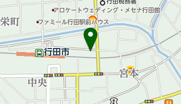 埼玉県電気工事工業組合行田支部の地図画像