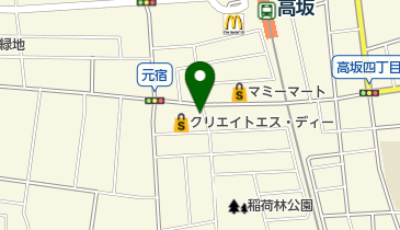 ヘアーサロンクローバーの地図画像