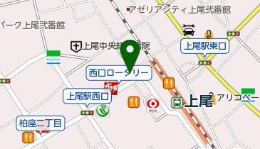 上尾市農産物直売所の地図画像