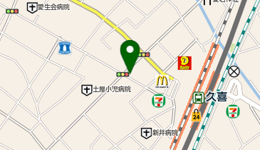 まる紅洋品店の地図画像
