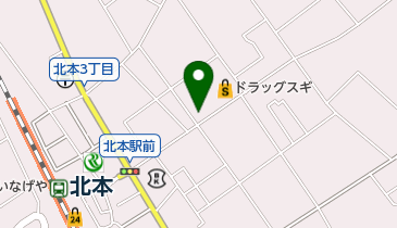 うちだ鍼灸接骨院の地図画像