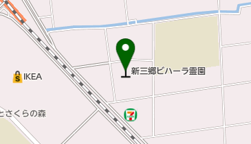新三郷ビハーラ霊園の地図画像