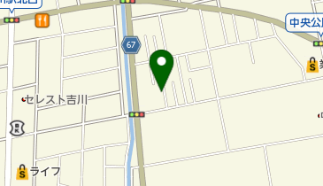 CP・PINE吉川さくら通りサロンの地図画像